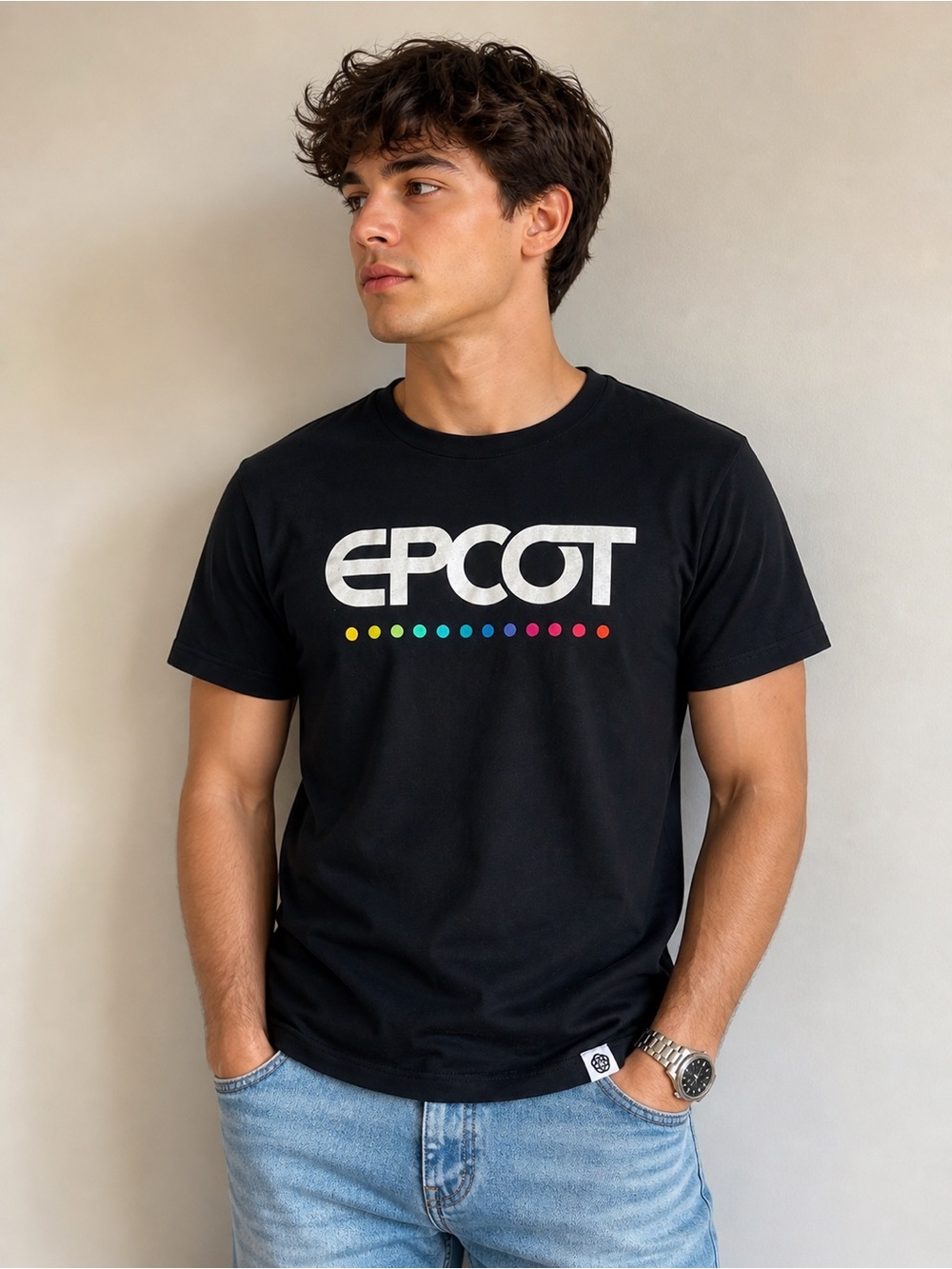 Disney Parks Epco Imagineering Experience Legacy Logo Black L T Shirt Rainbow